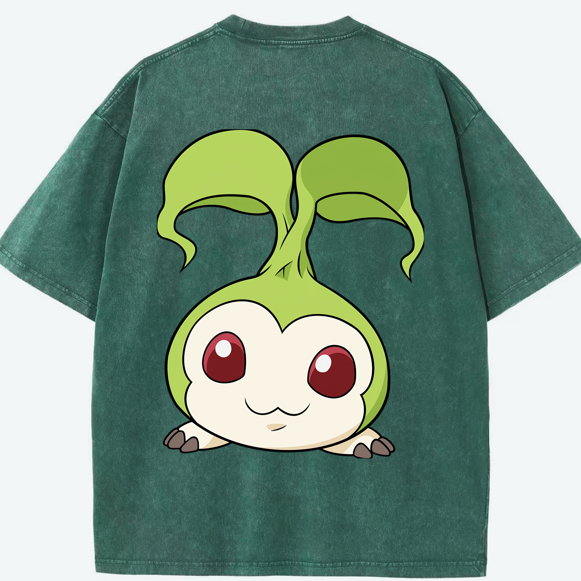 （画像用） Digimon デジタルモンスター/デジモン 綿100% ヴィンテージ風 半袖Tシャツ（背面プリント）